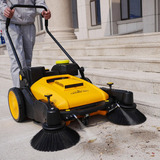 喷雾降尘无动力扫地机