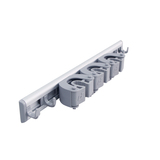 PH 4032 橡胶夹杆挂架（灰色）50cm，4夹扣4短钩